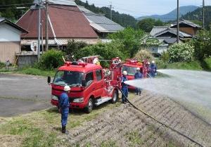 消防車両の写真