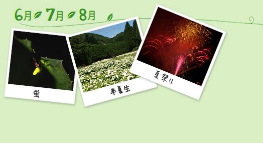 6月7月8月御杖村歳時記写真