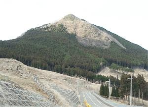 地上からの古光山の風景写真